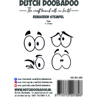 Rubber Stamp Ogen - Dutch...